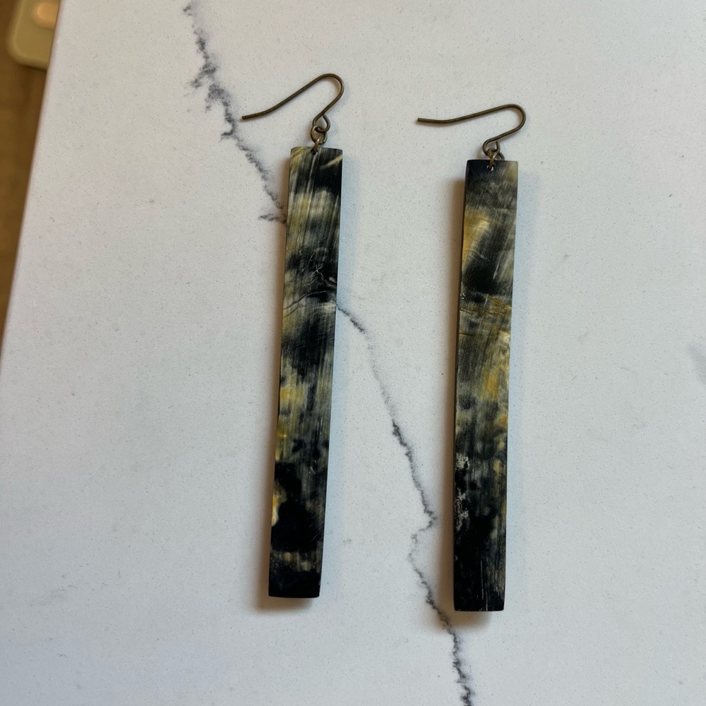 Beljoy Horn Drop Earrings